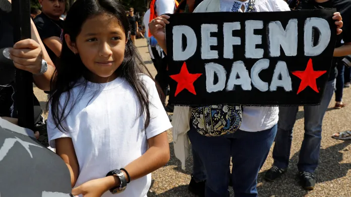 Migranti protestují proti zrušení programu DACA