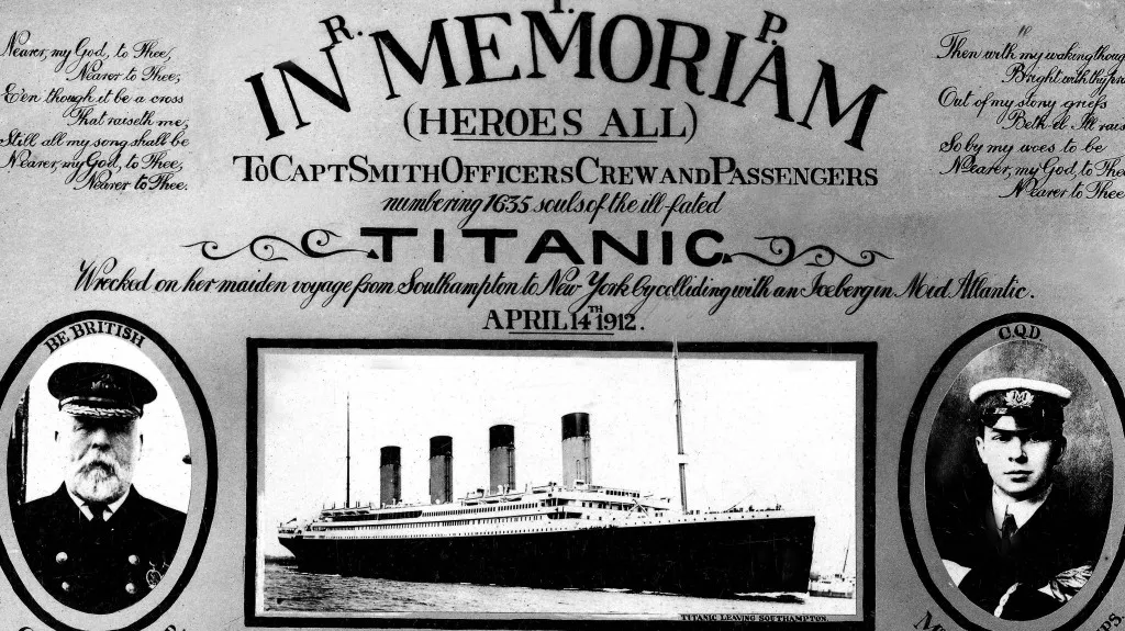 Památka obětí potopení Titanicu