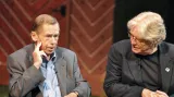 Václav Havel s Paulem Wilsonem
