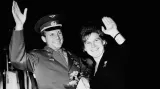 Jurij Gagarin a Valentina Těreškovová