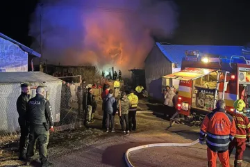 Na Slovensku zemřelo při požáru provizorních příbytků pět lidí