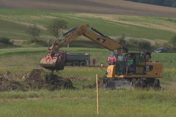 Morkůvky na Břeclavsku budují rybník na místě, kde býval před mnoha lety. K užitku i ke koupání