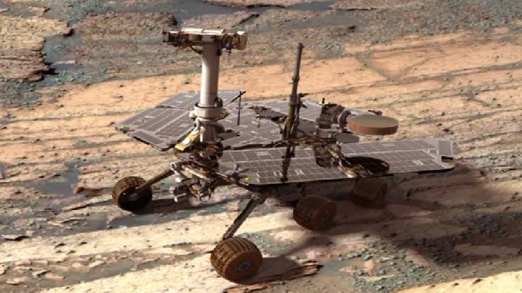 Vozítko Opportunity na Marsu