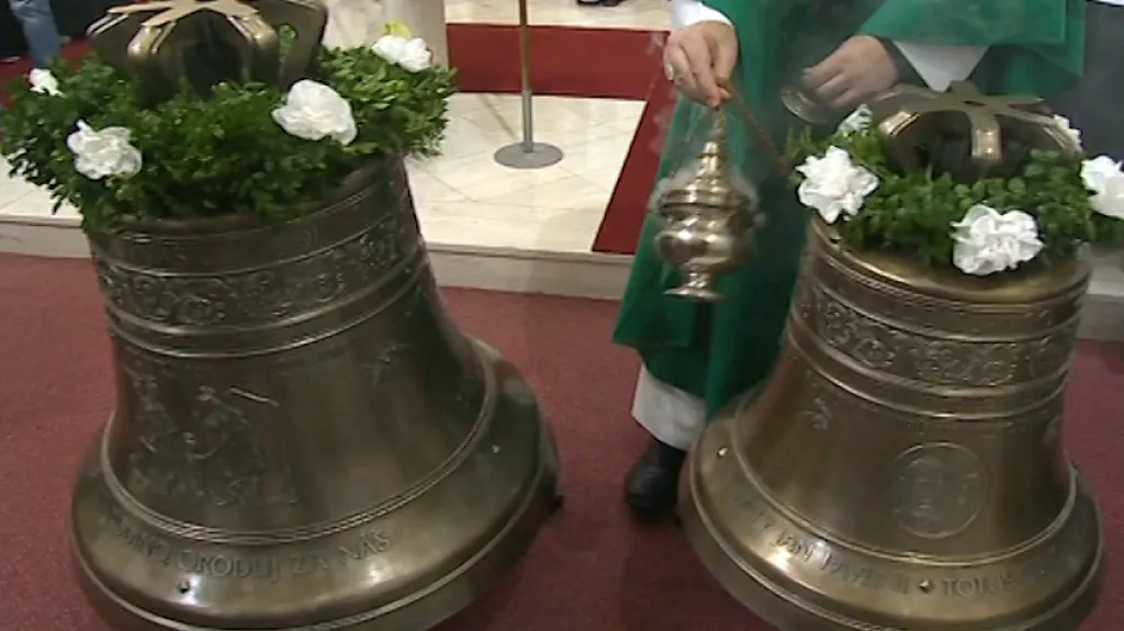 Nové bronzové zvony pro kostel sv. Václava