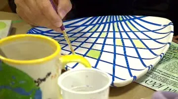 Malování talíře