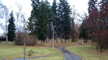 Americký park v Holešově