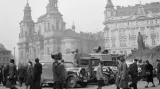 Německá okupační vojska na Staroměstském náměstí
