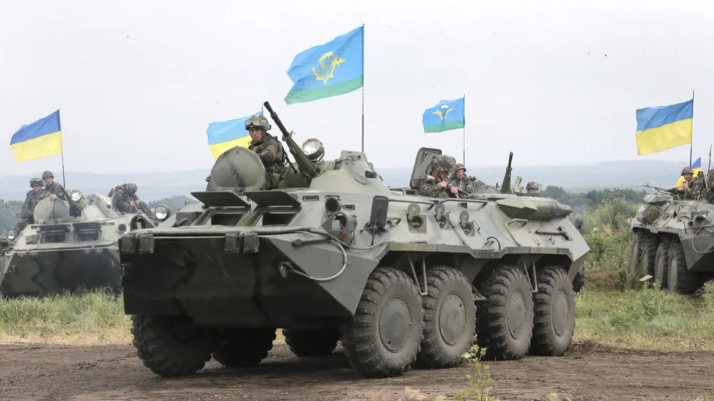 Ukrajinské jednotky u Slavjansku