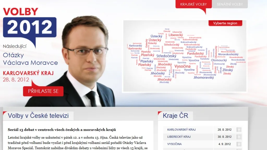 Internetový volební speciál ČT24