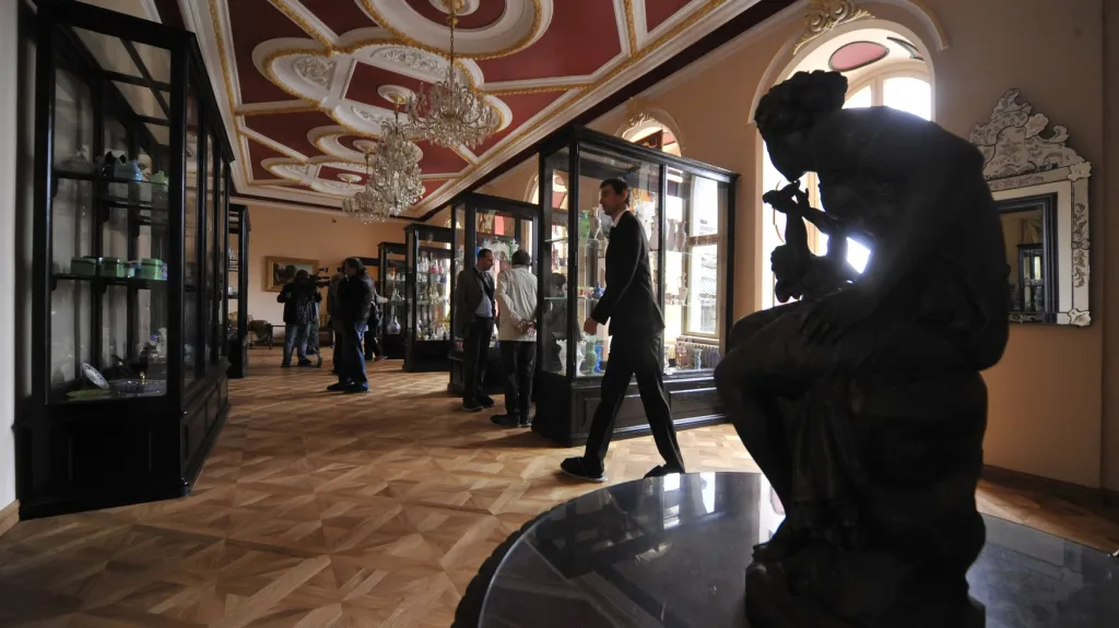 Expozice historického skla ve Světlé nad Sázavou