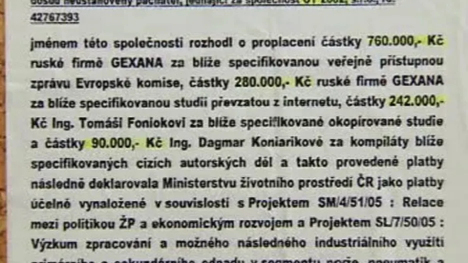 Vyšetřování podvodů s dotacemi