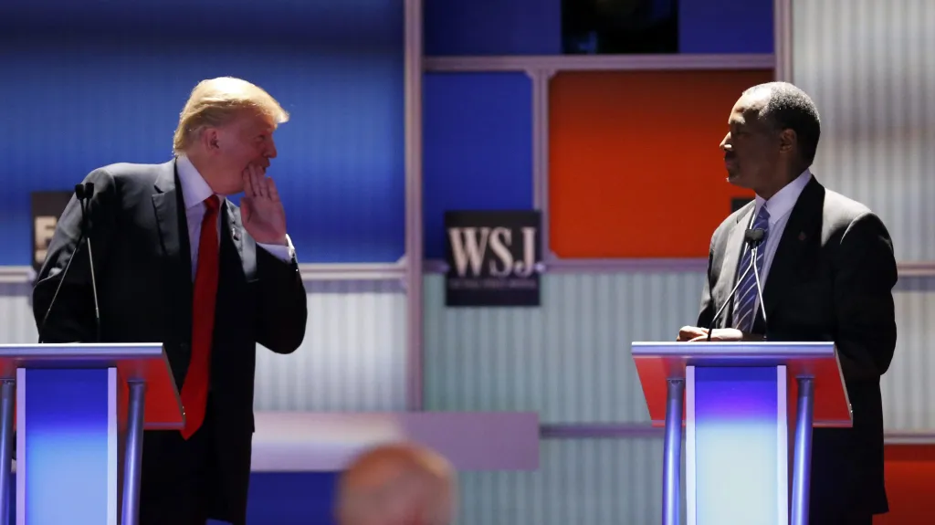 Donald Trump a Ben Carson