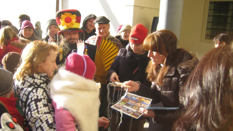 Masopoustní průvod - Horní Počernice