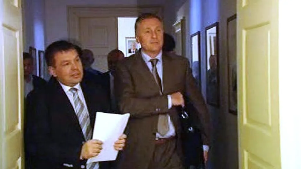 Petr Tluchoř a Mirek Topolánek
