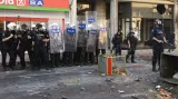 Nepokoje v ulicích Istanbulu