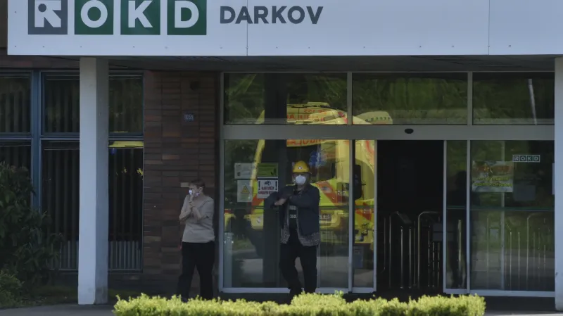 Zaměstnanci Dolu Darkov