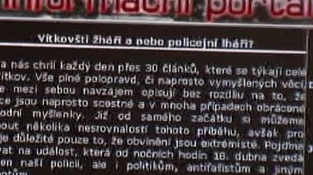 Inkriminovaný článek