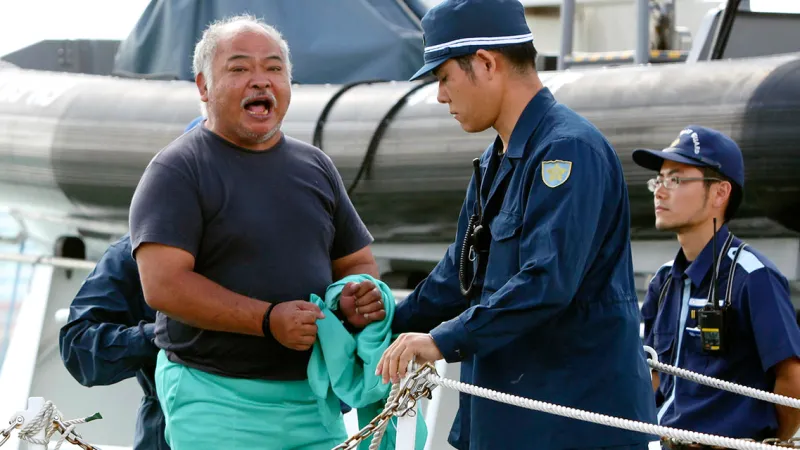 Zadržený čínský aktivista