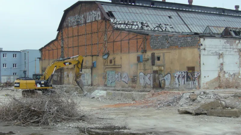 Objekt bývalé slévárny před rekonstrukcí