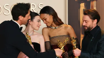 Herecké Oscary: Adrien Brody, Mikey Madisonová, Zoe Saldanaová a Kieran Culkin