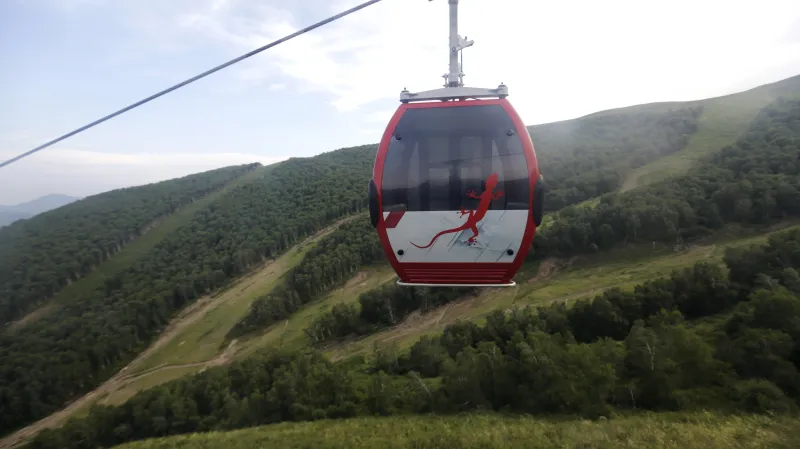 Lyžařské středisko Genting v horské oblasti Čang-ťia-kchou