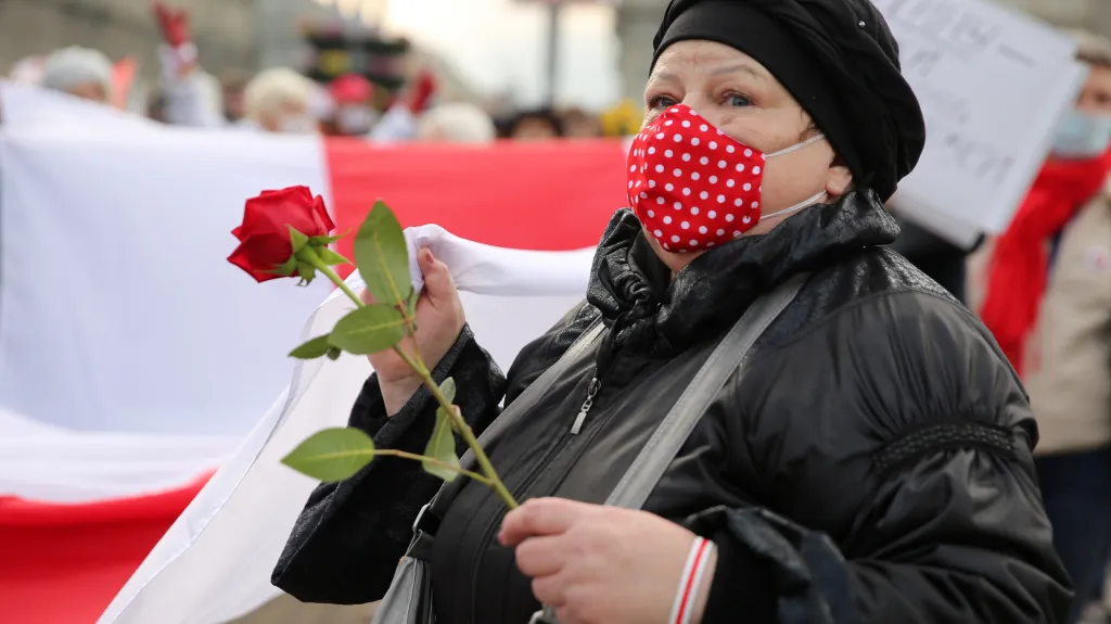 Pondělní protesty a generální stávka v Bělorusku