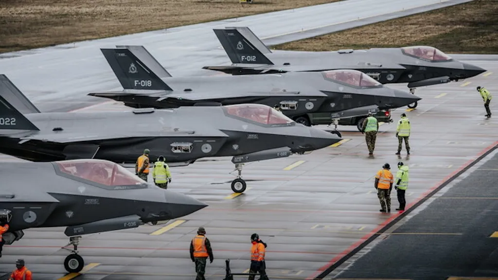 Nizozemské stíhačky F-35 na estonské letecké základně Amari