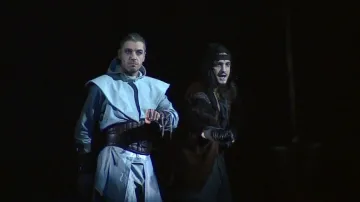 V roli rytíře se představí Pavel Doucek (vlevo)