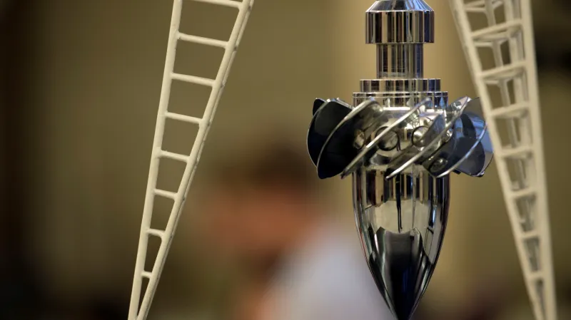 Model Kaplanovy turbíny