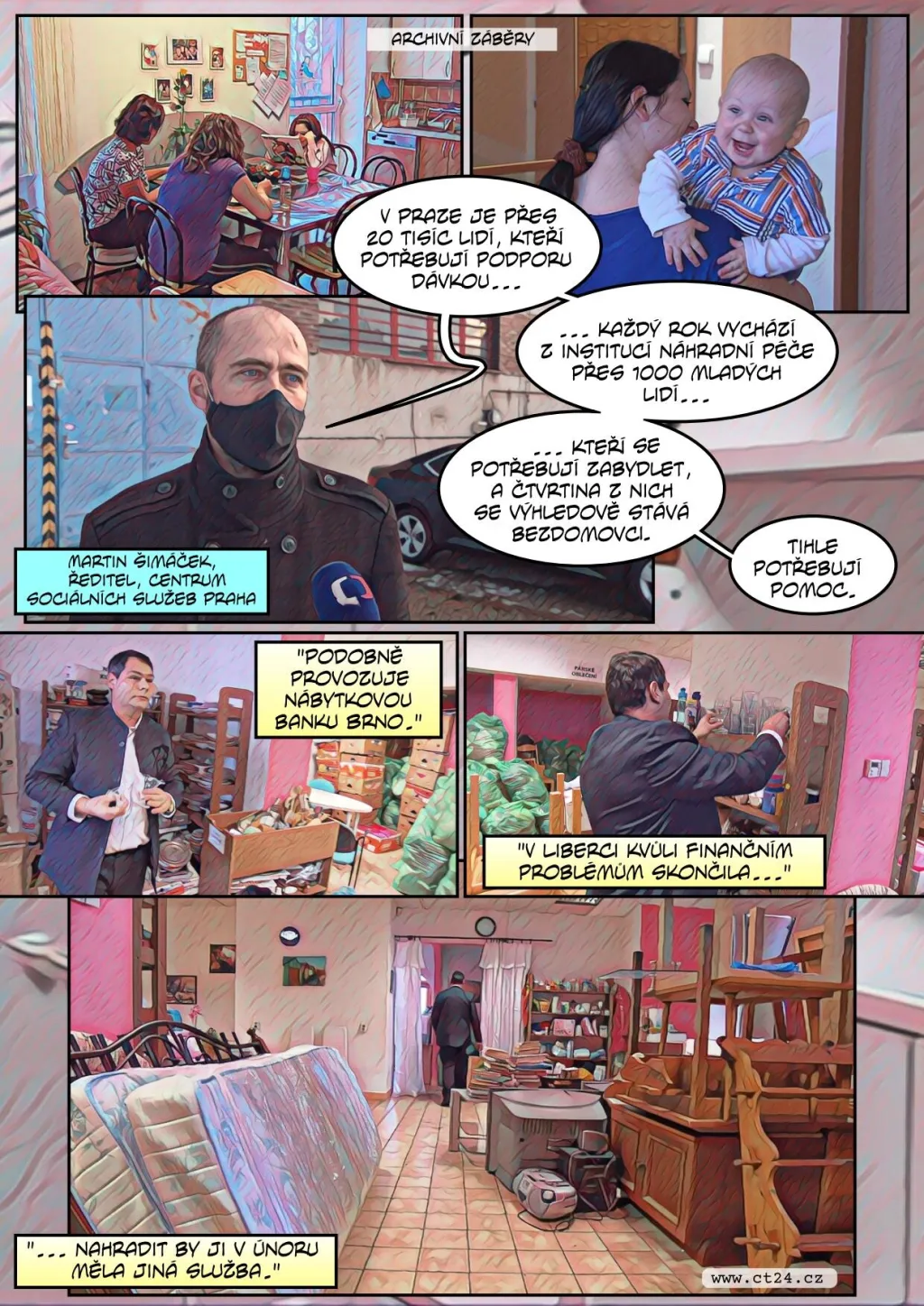 Nábytková banka pomůže lidem