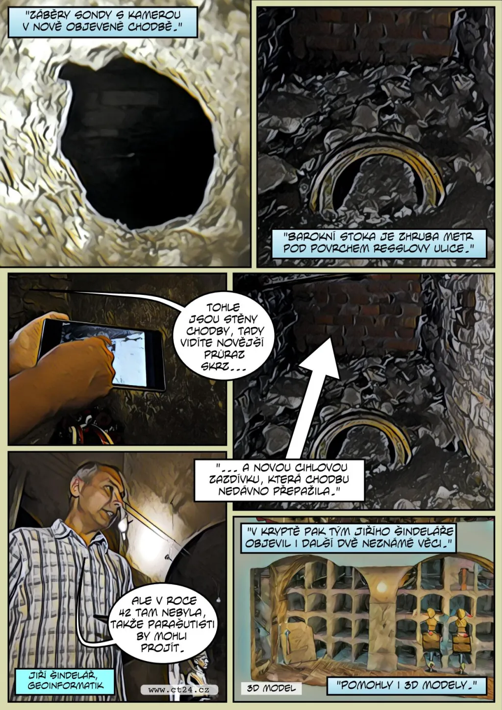 Komiks: Nové objevy v kryptě