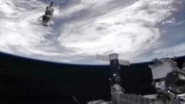 Raketoplán Atlantis u ISS