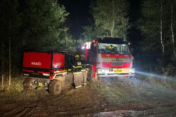 Lesní požár na Opavsku už se nešíří
