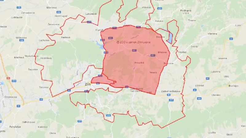 Vysoce riziková oblast nákazy AMP