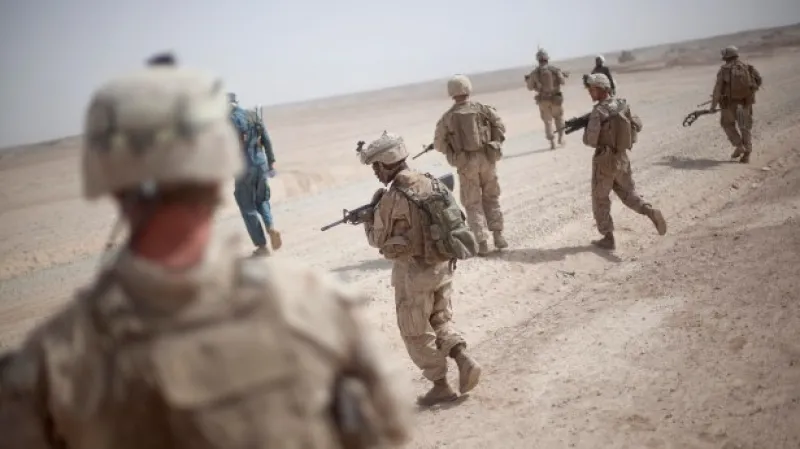 Američtí vojáci v provincii Hílmand