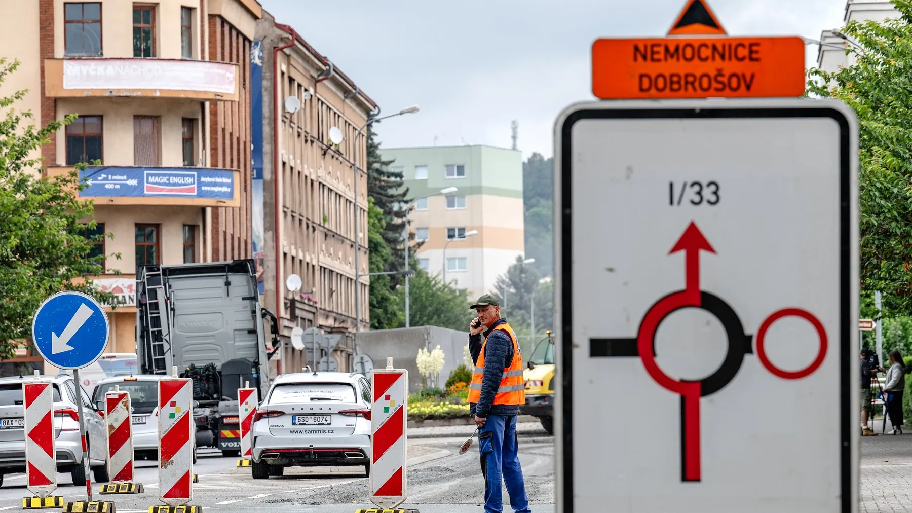 V okolí Náchoda kolabovala doprava