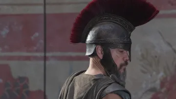 Matt Damon jako Odysseus při natáčení filmu Odyssea v režii Christophera Nolana