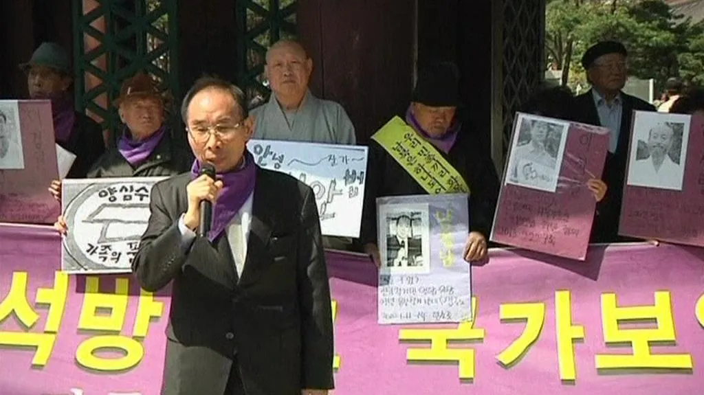 Demonstrace v Soulu - na podporu KLDR