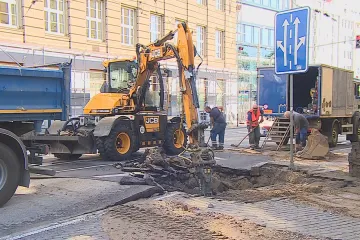 Dopravu v Brně komplikují prasklé vodovody, potíže jsou hlavně v centru