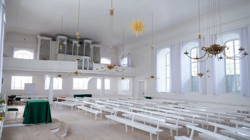 Bratrský kostel v Herrnhutu