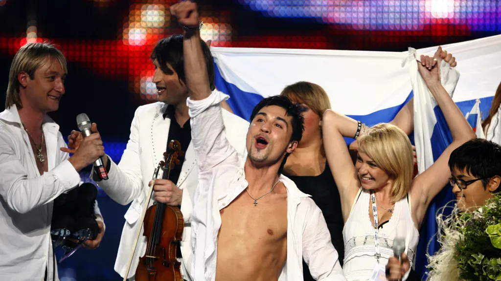 Jediný ruský vítěz Eurovize Dima Bilan (2008)