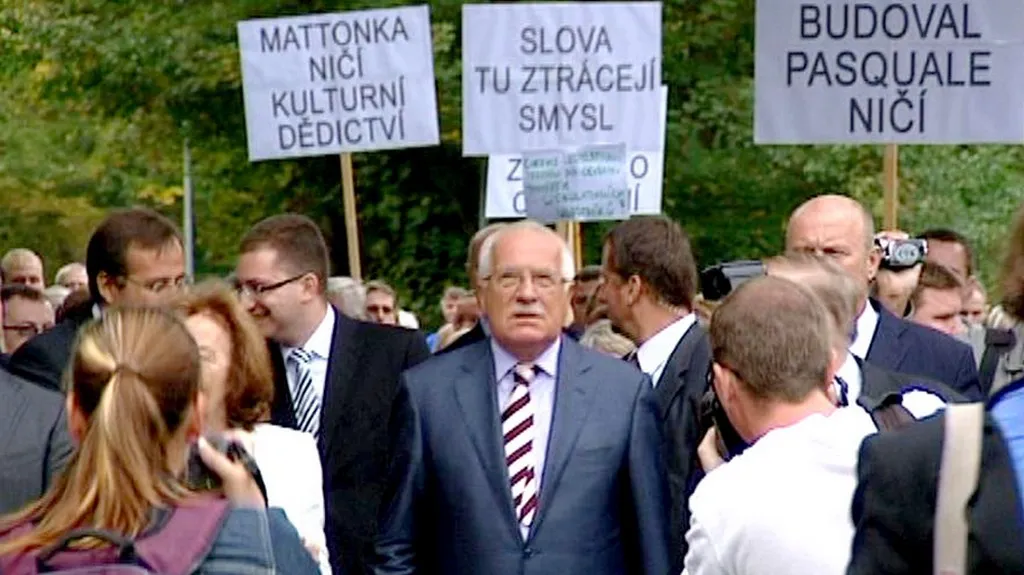 Václav Klaus na návštěvě Kyselky
