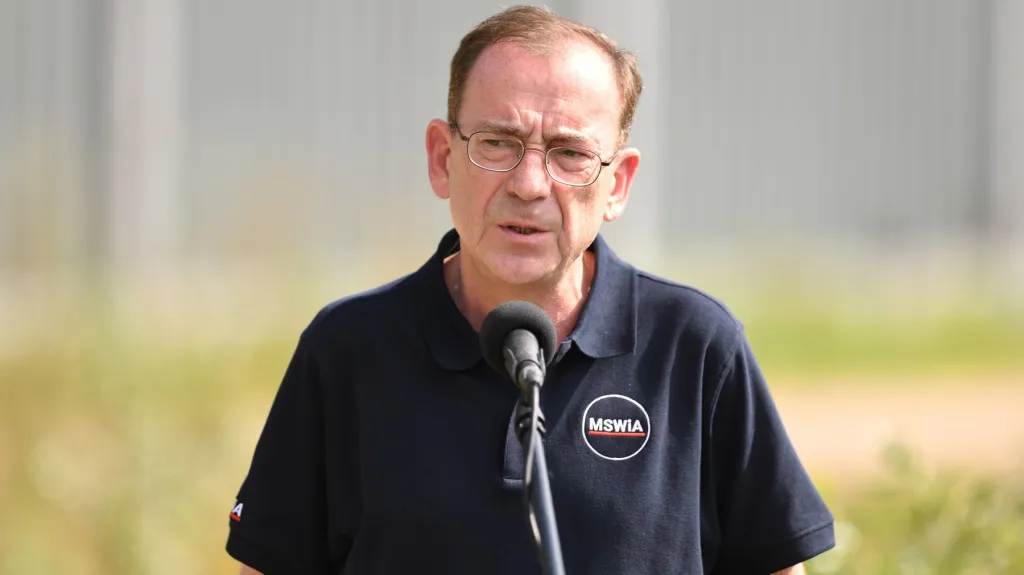 Polský ministr vnitra Mariusz Kamiński