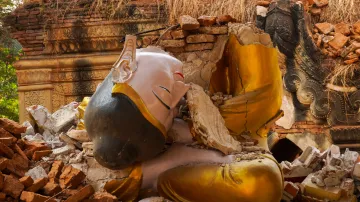 Následky zemětřesení v Myanmaru