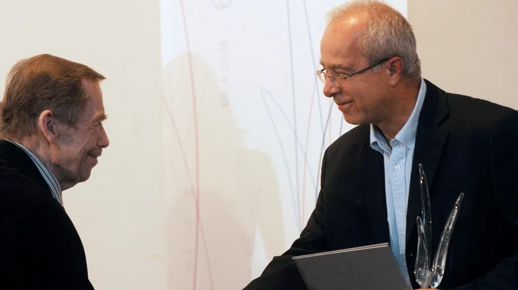 Václav Havel a Oldřich Kužílek