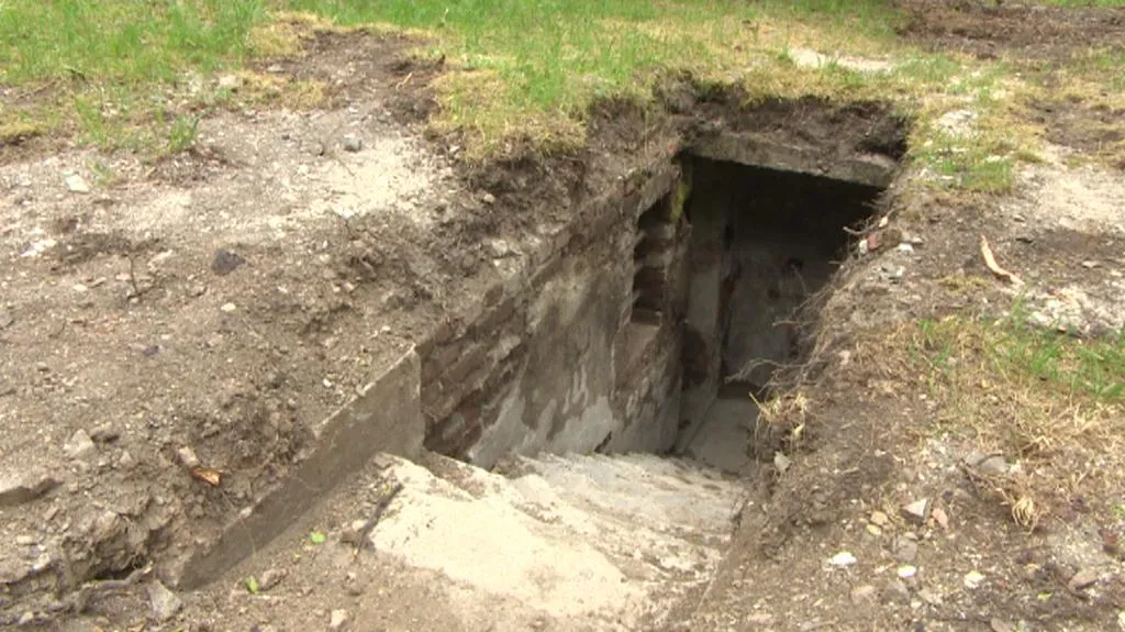 Vstup do vězeňské korekce v Jáchymově