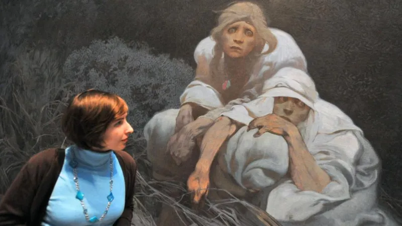 Slovanská epopej ve Veletržním paláci