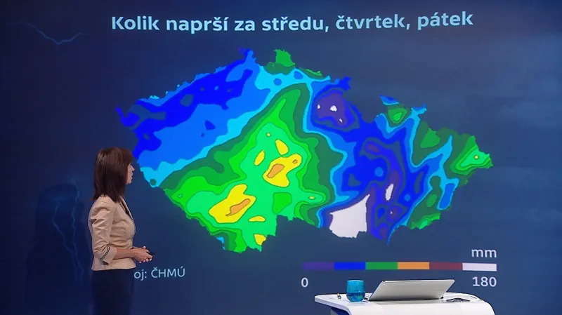 Očekávané srážky