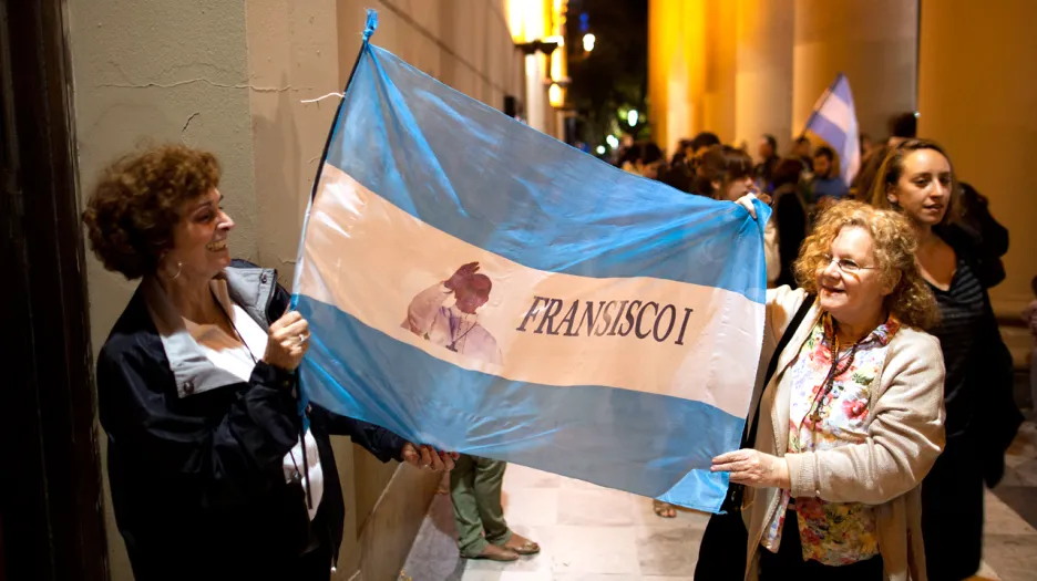 Argentina slaví zvolení "svého" papeže