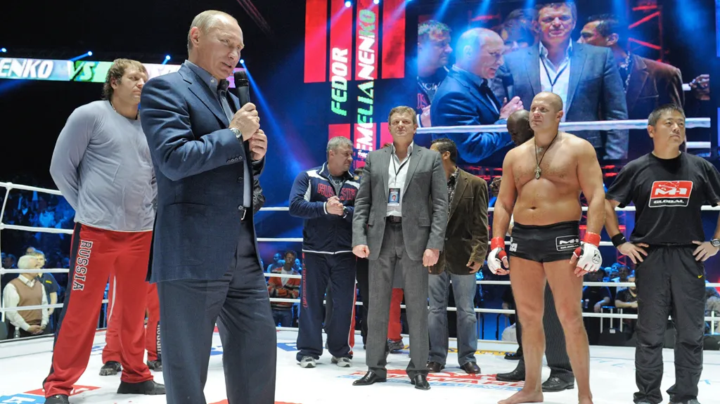 Vladimir Putin a Fjodor Jemeljaněnko